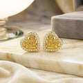 Heart Nugget Stud Earrings