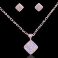 Gold Filled Oro Laminado Vienna Skyline Zirconia Set