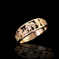 Oro Laminado Gold Filled Lucky Charms Elephant Ring